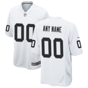 Las Vegas Raiders - Custom NFL Game Jersey - Branco