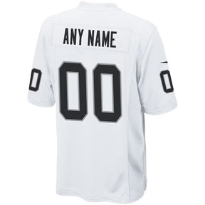 Las Vegas Raiders - Custom NFL Game Jersey - Branco