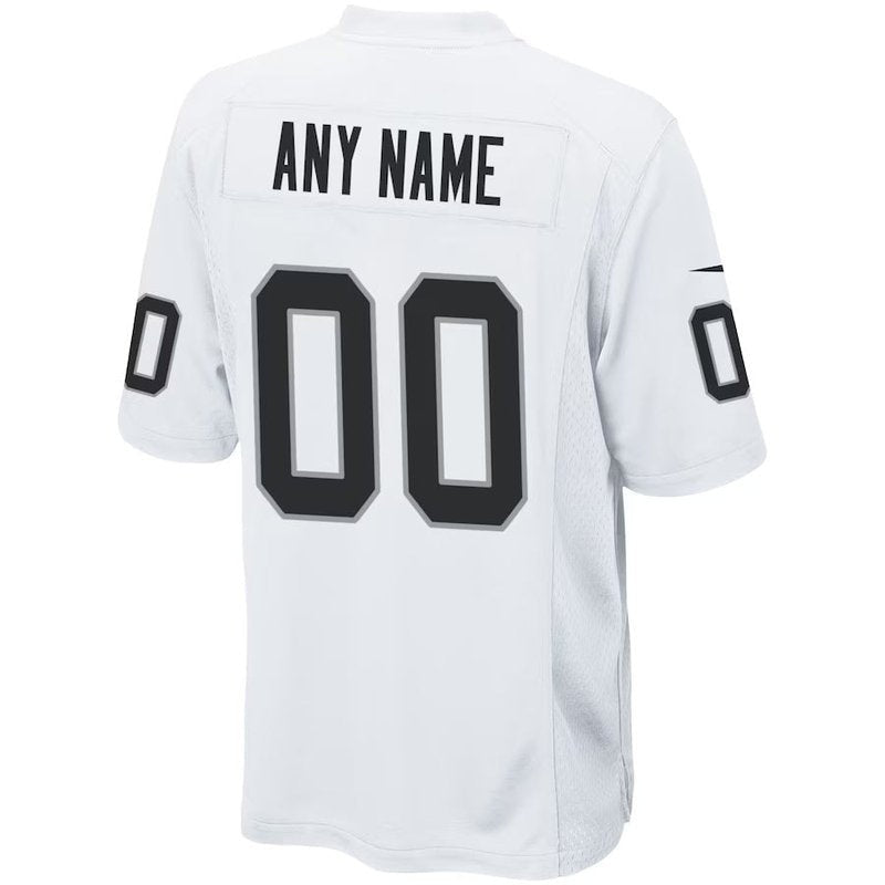 Las Vegas Raiders - Custom NFL Game Jersey - Branco