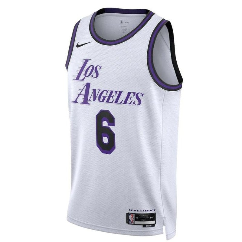 LeBron James Los Angeles Lakers Unisex 2023 NBA Jersey - City Edition - Branco