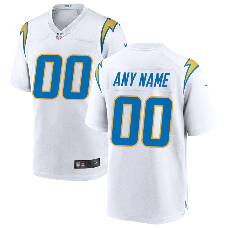 Los Angeles Chargers - Custom NFL Game Jersey - Branco