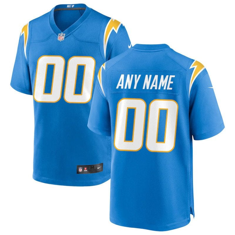 Los Angeles Chargers - Powder Custom NFL Game Jersey - Azul