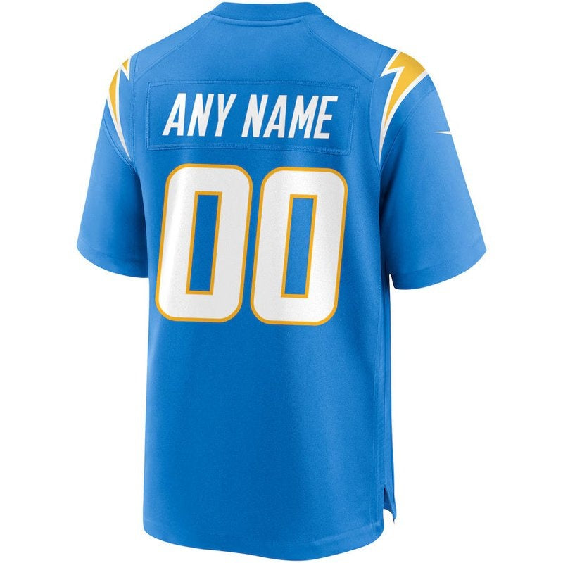 Los Angeles Chargers - Powder Custom NFL Game Jersey - Azul