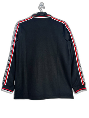 Camisa Manchester United 1998 Goleiro Preto - Versão Retrô