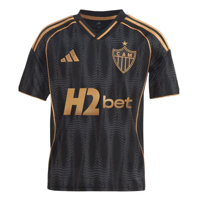 Combo Atlético Mineiro Home+Away+Third 2025/26 Com Patrocinios - Versão Torcedor