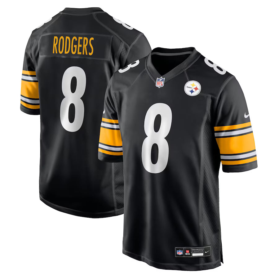 Pittsburgh Steelers - Aaron Rodgers NFL Game Jersey - Black