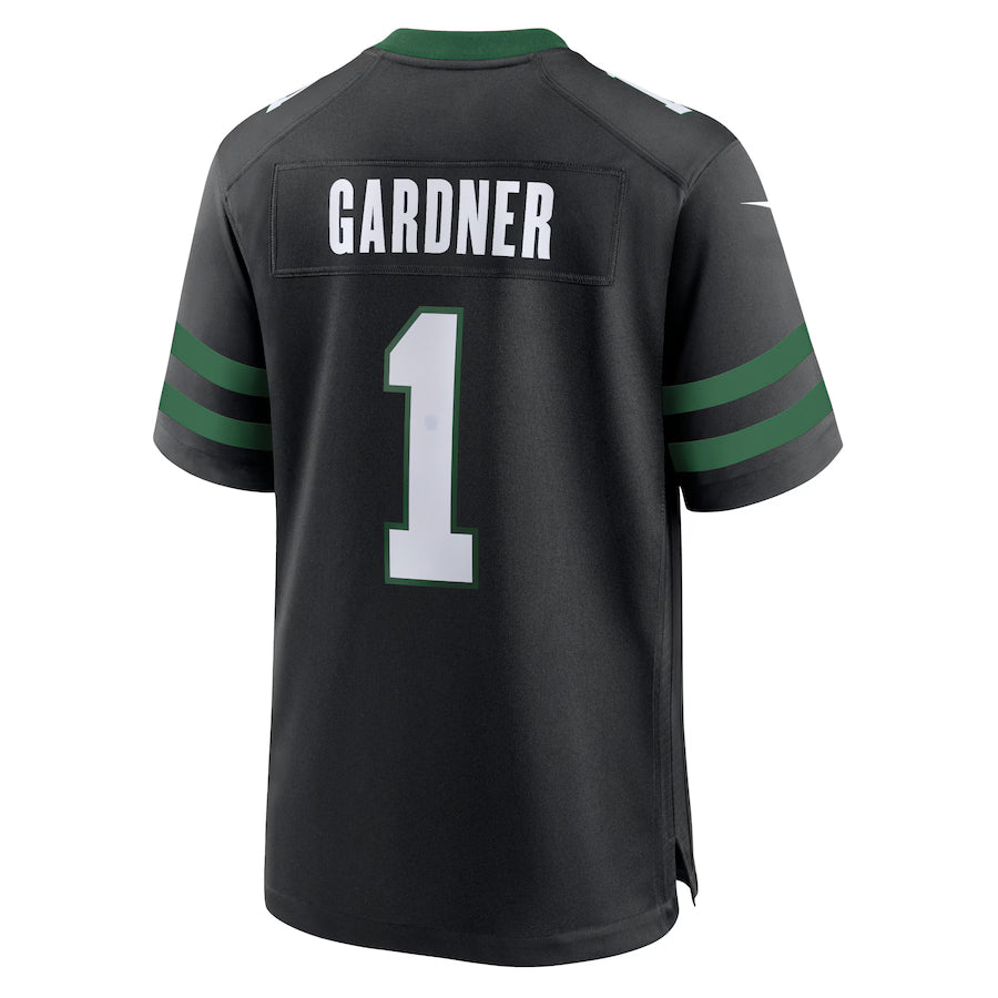 Sauce Gardner #1 New York Jets - NFL Game Jersey - Preto