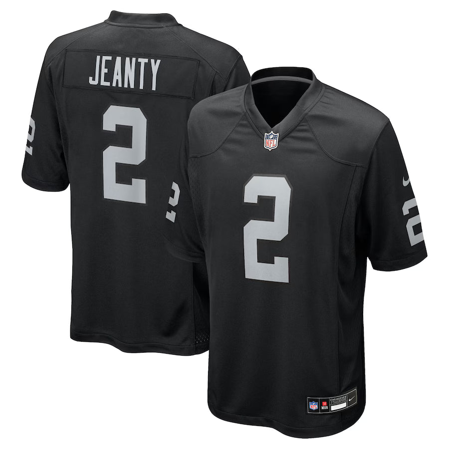 Las Vegas Raiders - Ashton Jeanty NFL Game Jersey - Black