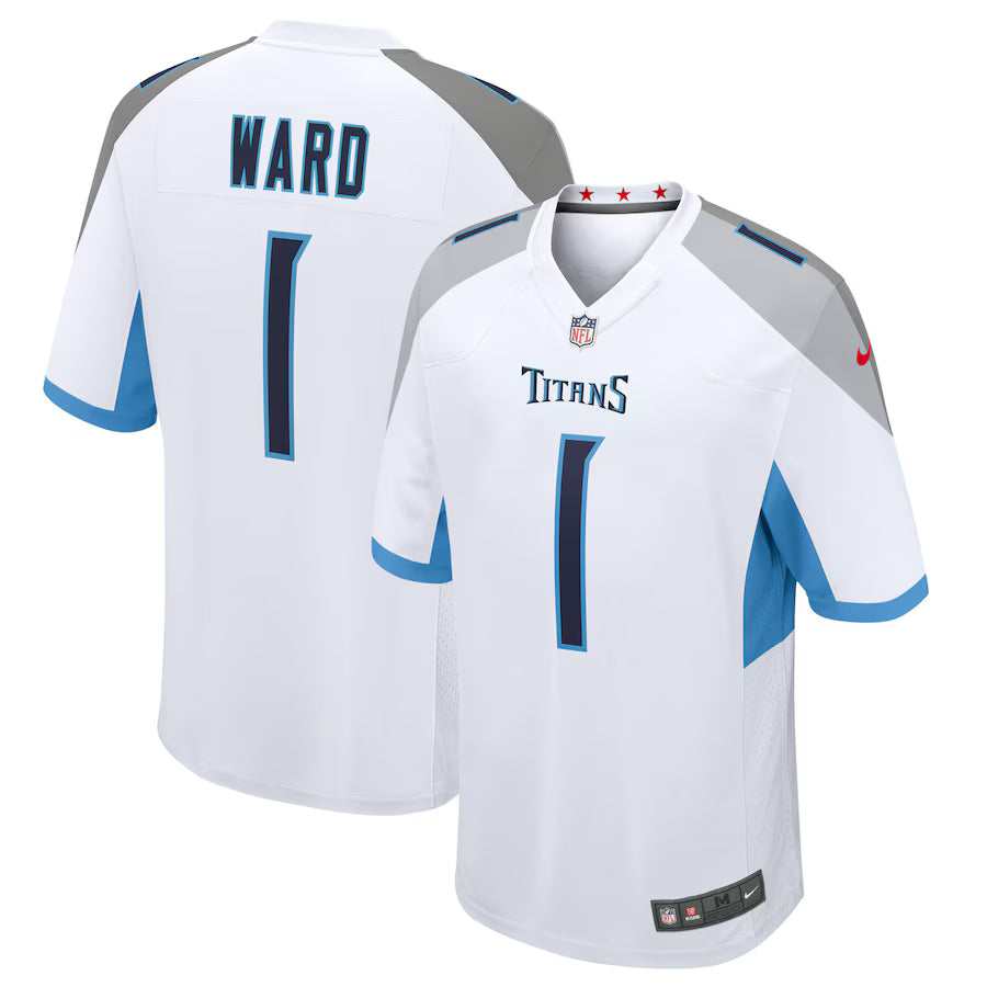 Tennessee Titans - Cam Ward NFL Game Jersey - Branco