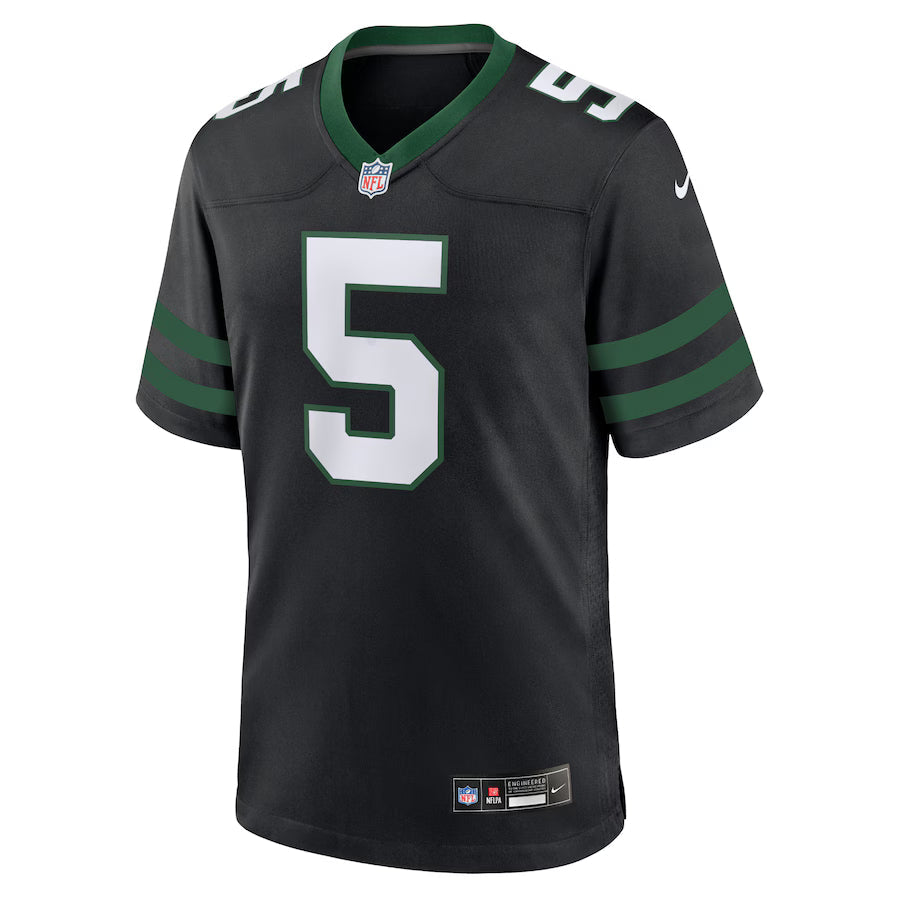 Garrett Wilson #5 New York Jets - NFL Game Jersey - Preto