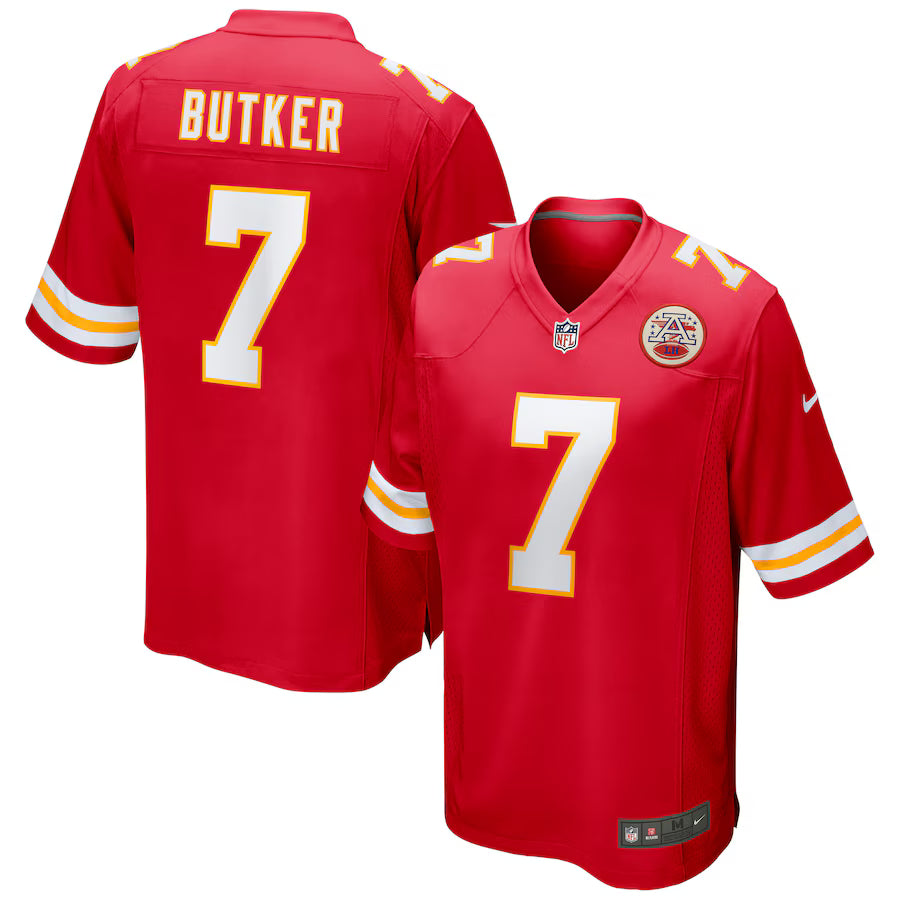 Kansas City Chiefs Harrison Butker NFL Game Jersey - Vermelho