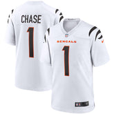 Cincinnati Bengals Ja'Marr Chase NFL Jersey - Branco