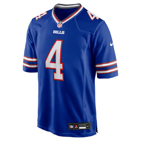 James Cook III #4 Buffalo Bills NFL Game Jersey - Azul