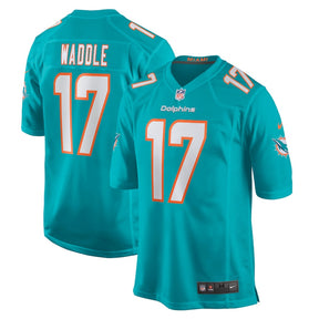 Jaylen Waddle #17 Miami Dolphins - Game Jersey - Aqua
