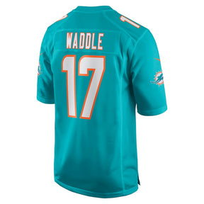 Jaylen Waddle #17 Miami Dolphins - Game Jersey - Aqua