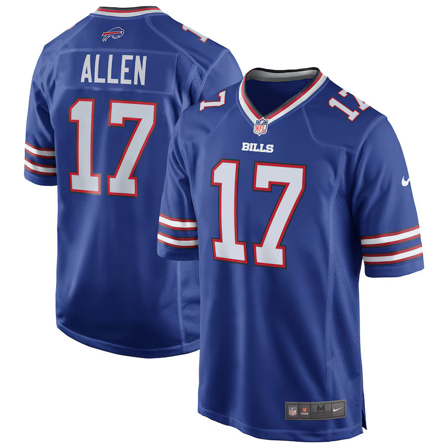 Josh Allen #17 Buffalo Bills NFL Game Jersey - Azul