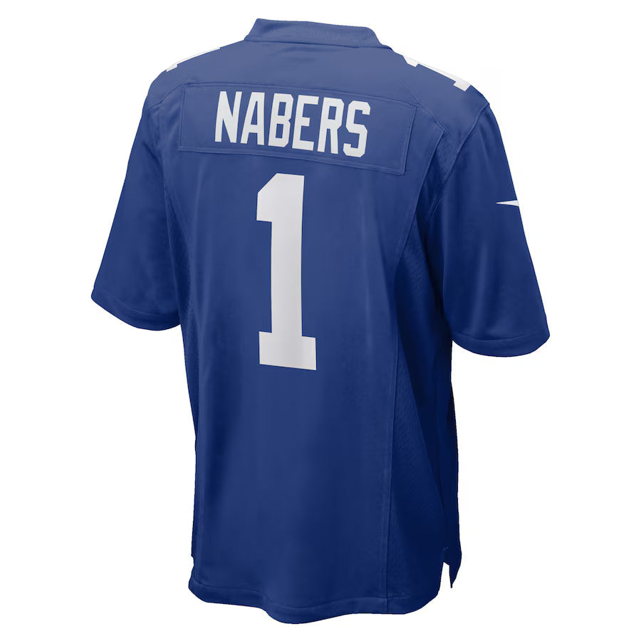 New York Giants Malik Nabers -  NFL Game Jersey - Azul