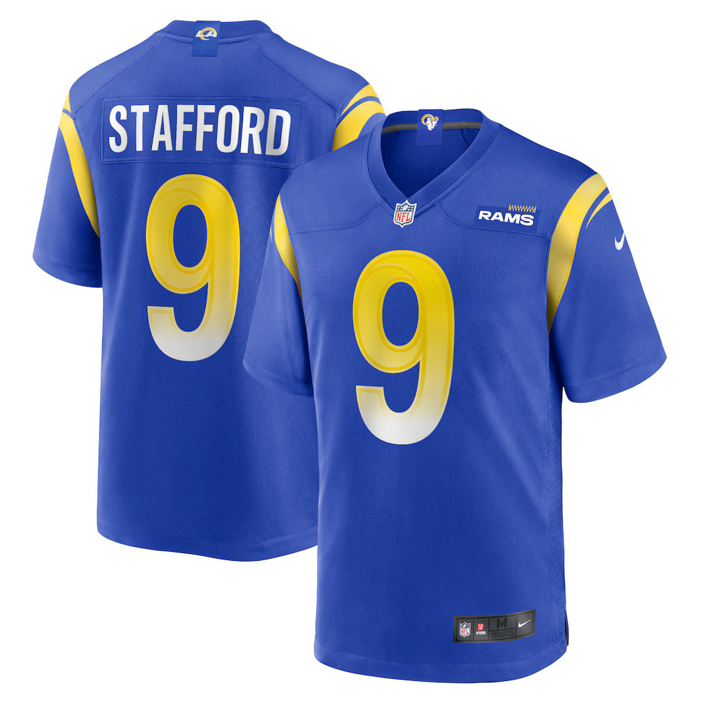 Los Angeles Rams Matthew Stafford #9 NFL Game Jersey - Azul