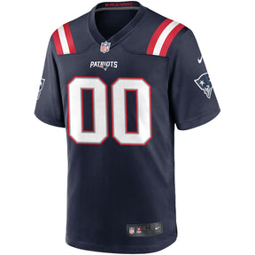 New England Patriots NFL Game Jersey Customizável - Azul