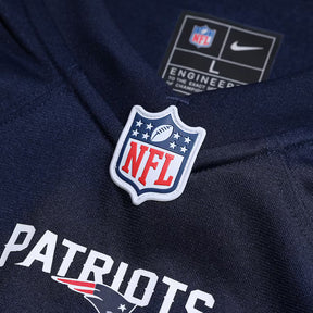 New England Patriots NFL Game Jersey Customizável - Azul
