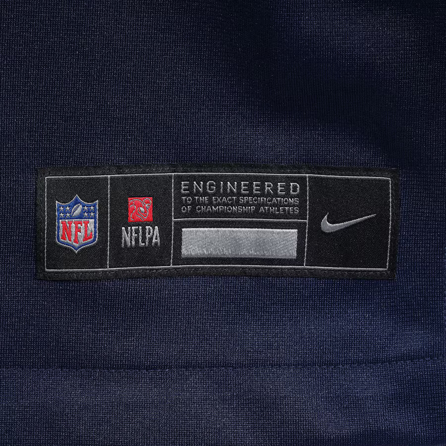 New England Patriots NFL Game Jersey Customizável - Azul