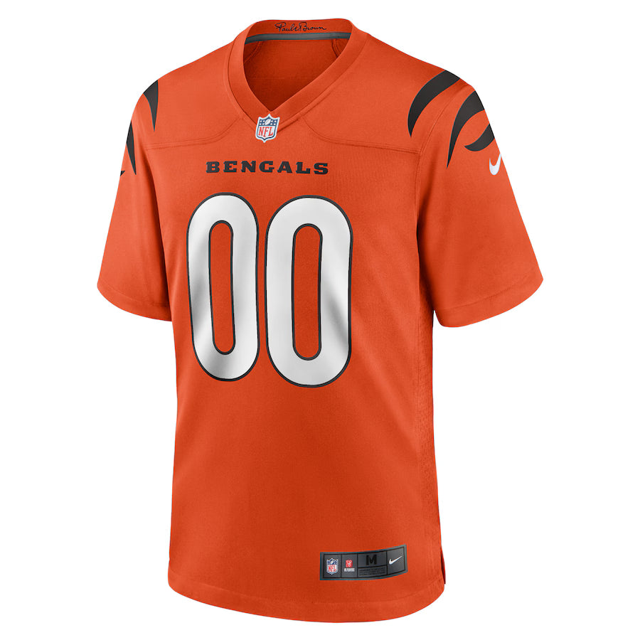 Cincinnati Bengals Custom NFL Jersey - Laranja