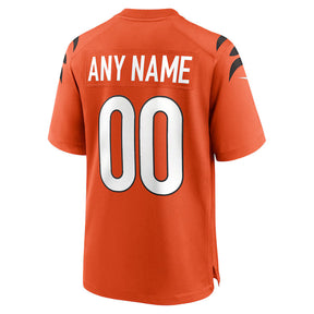Cincinnati Bengals Custom NFL Jersey - Laranja
