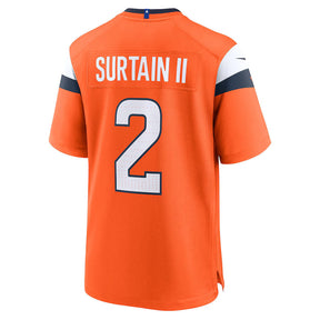 Patrick Surtain II #2 Denver Broncos - NFL Game Jersey - Laranja