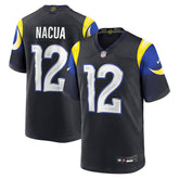 Los Angeles Rams Puka Nacua #12 NFL Game Jersey - Preta