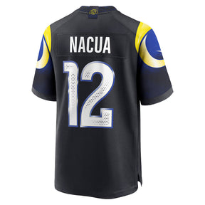 Los Angeles Rams Puka Nacua #12 NFL Game Jersey - Preta