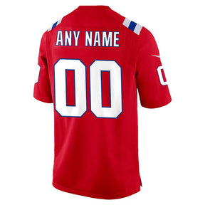 New England Patriots - Game Jersey Customizável - Vermelho