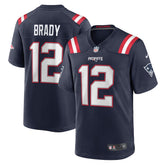 Tom Brady #12 New England Patriots NFL Game Jersey - Azul