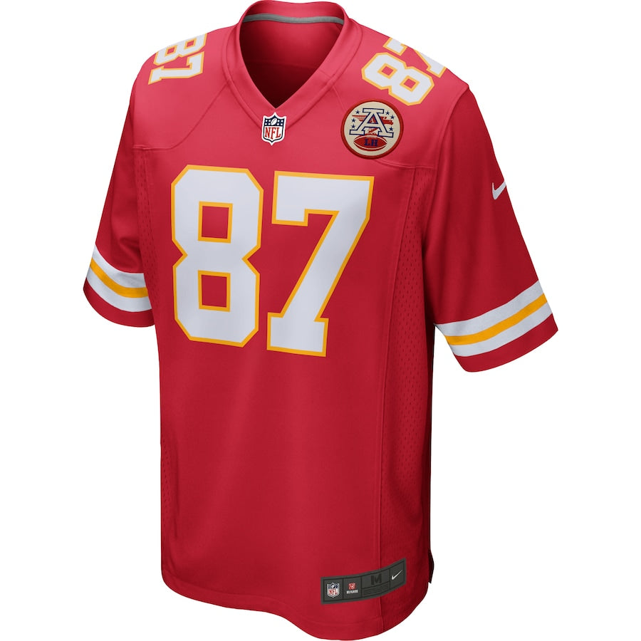 Kansas City Chiefs Travis Kelce NFL Game Jersey - Vermelho