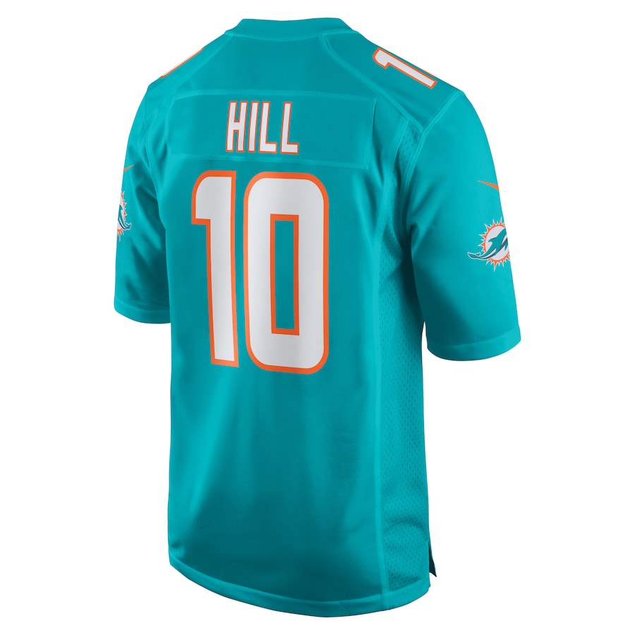Tyreek Hill #10 Miami Dolphins - Game Jersey - Aqua