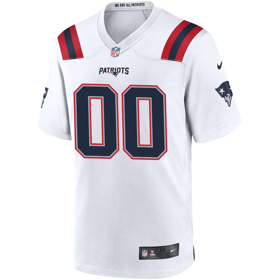 New England Patriots - Game Jersey Customizável - Branco