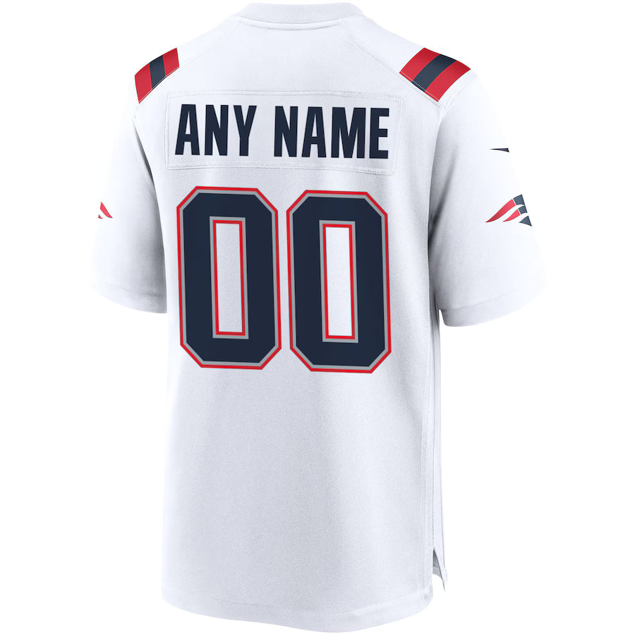 New England Patriots - Game Jersey Customizável - Branco