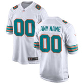 Miami Dolphins - Game Alternate Jersey Customizável - Branco