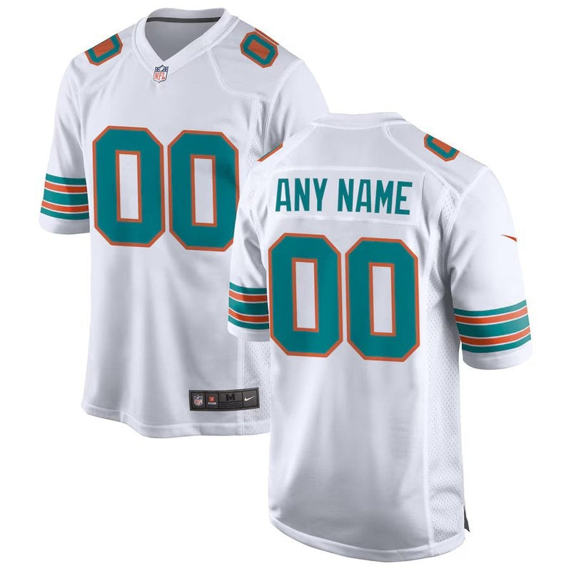 Miami Dolphins - Game Alternate Jersey Customizável - Branco