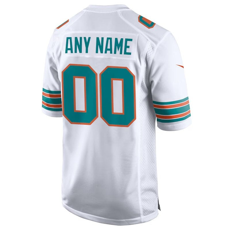 Miami Dolphins - Game Alternate Jersey Customizável - Branco