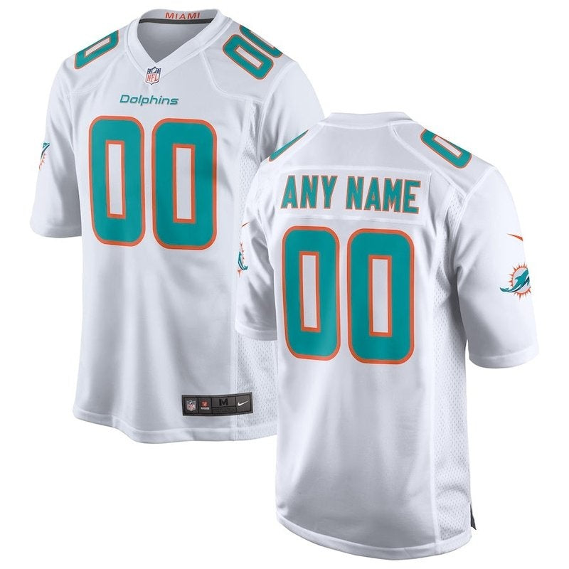 Miami Dolphins - Game Jersey Customizável - Branco
