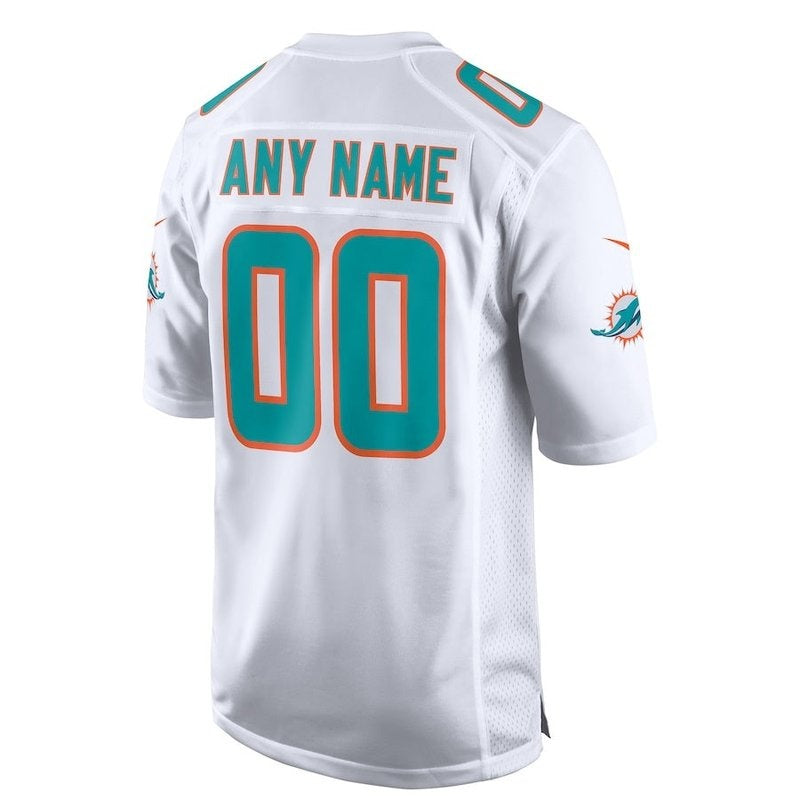Miami Dolphins - Game Jersey Customizável - Branco