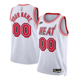 Miami Heat Unisex 2023 NBA Jersey - Classic Edition - Branco