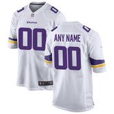 Minnesota Vikings - Custom NFL Game Jersey - Branco