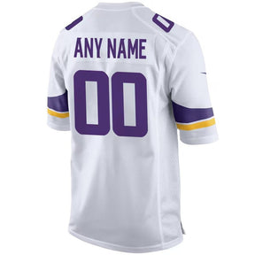 Minnesota Vikings - Custom NFL Game Jersey - Branco