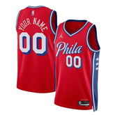 Philadelphia 76ers Unisex 2023 NBA Jersey - Statement Edition - Vermelho