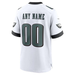 Philadelphia Eagles - Custom NFL Game Jersey - Branco
