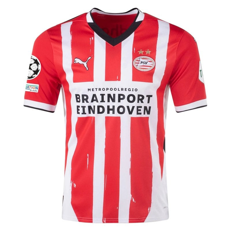 Camisa PSV Eindhoven 24/25 I Home - Liga dos Campeões - Versão Torcedor