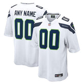 Seattle Seahawks - Custom NFL Game Jersey - Branco