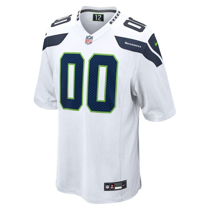 Seattle Seahawks - Custom NFL Game Jersey - Branco