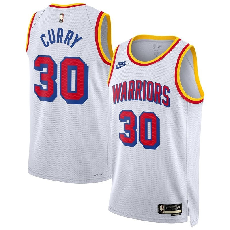Stephen Curry Golden State Warriors Unisex 2024/25 NBA Jersey - Branco - Classic Edition